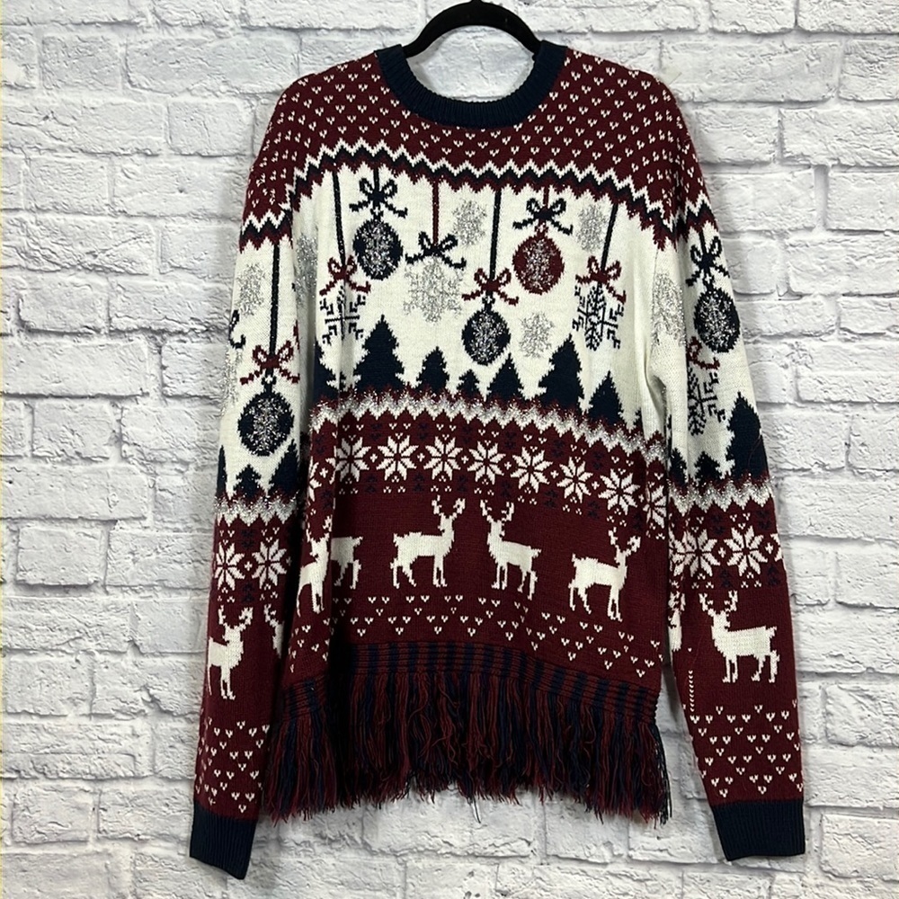you look ugly today Christmas sweater | size XL